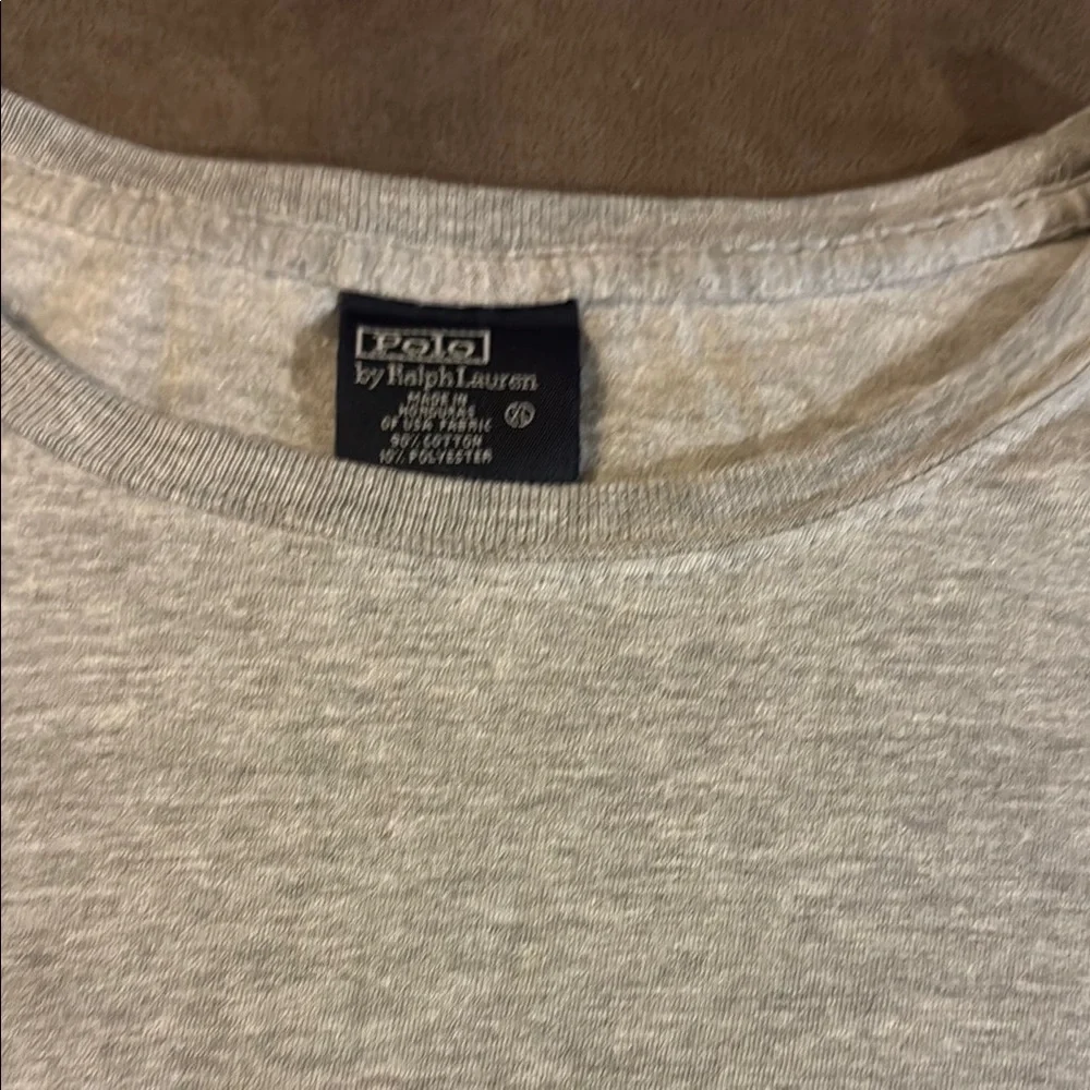 Polo by Ralph Lauren Gray Short Sleeve Tee - Picture 2 of 6